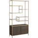 Stamos Gold / Raw Umber Bookcase